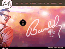 Tablet Screenshot of buddythemusical.com